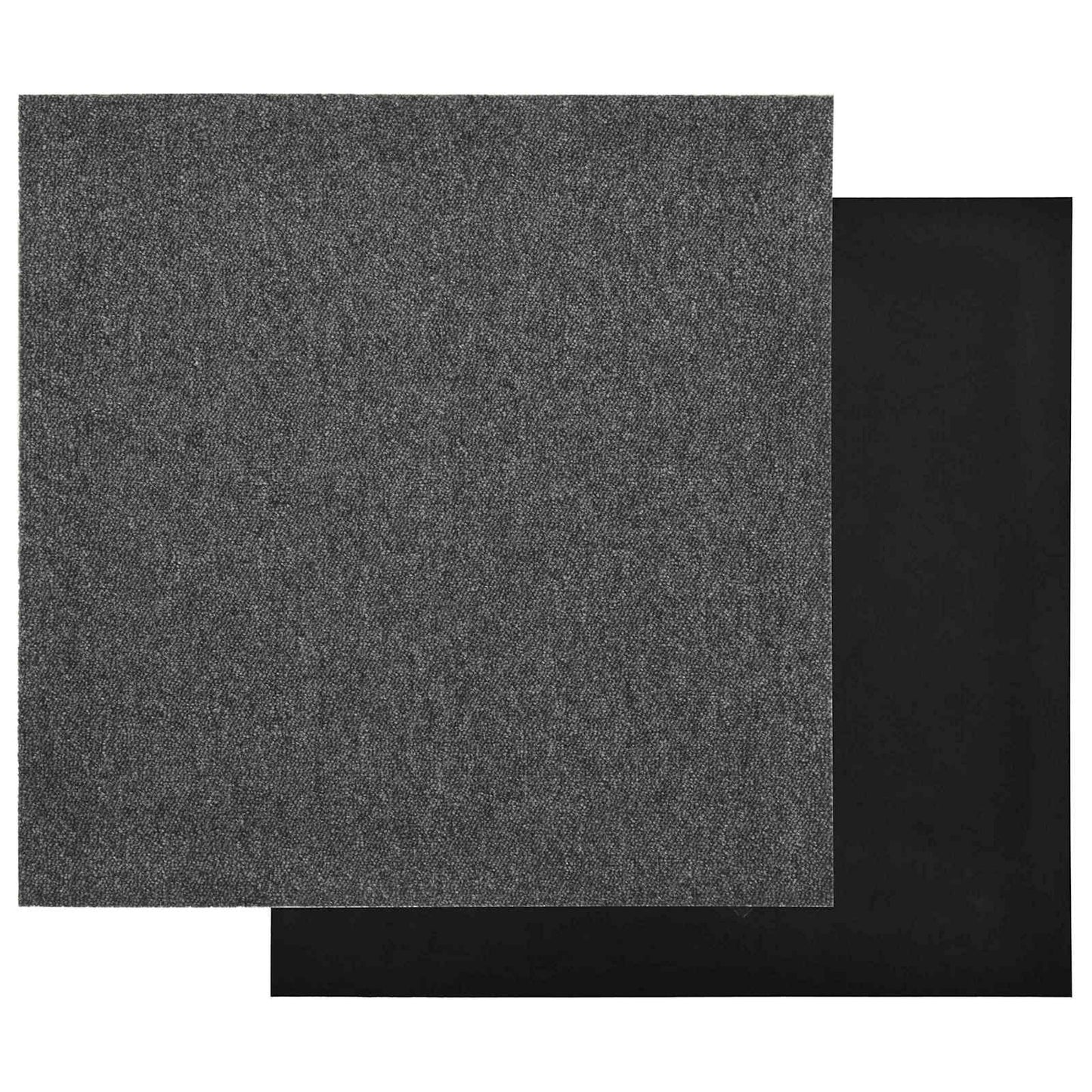 Carpet 20 pcs Anthracite 50 x 50 cm 100% Polypropylene