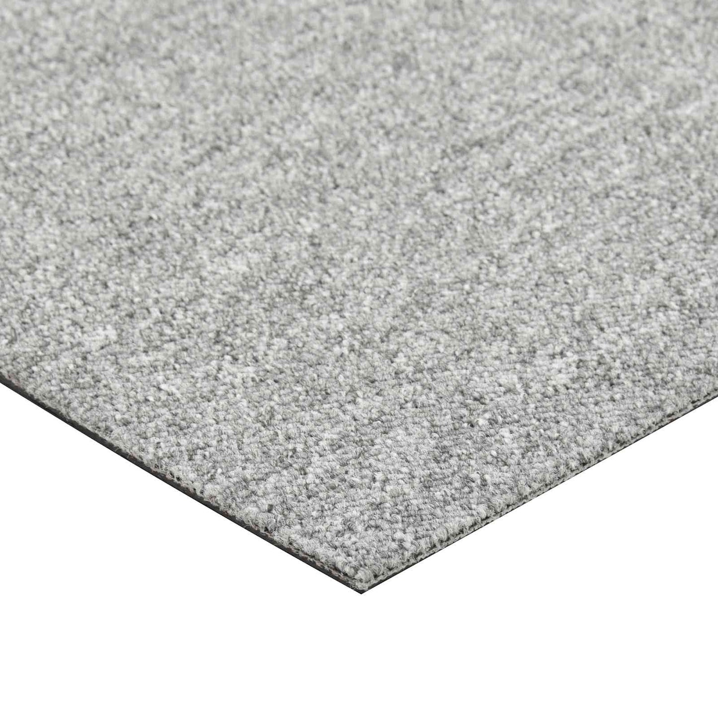 Carpet 20 pcs Light Grey 50 x 50 cm 100% Polypropylene