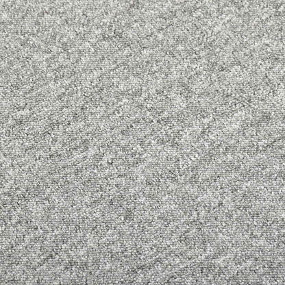 Carpet 20 pcs Light Grey 50 x 50 cm 100% Polypropylene
