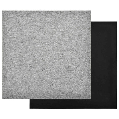 Carpet 20 pcs Light Grey 50 x 50 cm 100% Polypropylene