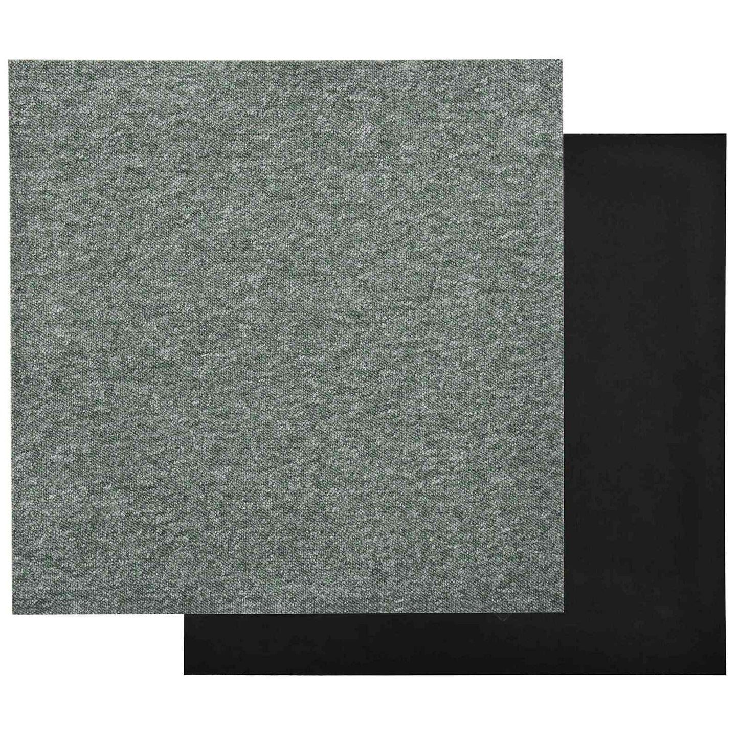 Carpet 20 pcs Green 50 x 50 cm 100% Polypropylene