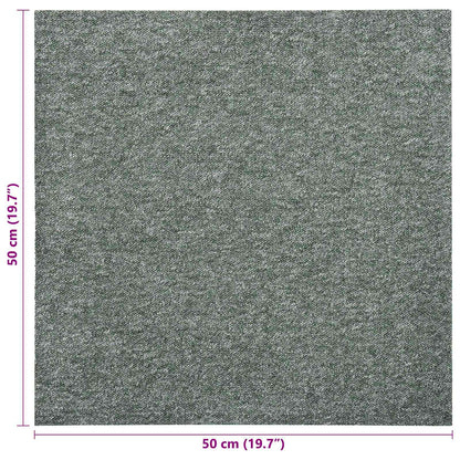 Carpet 20 pcs Green 50 x 50 cm 100% Polypropylene