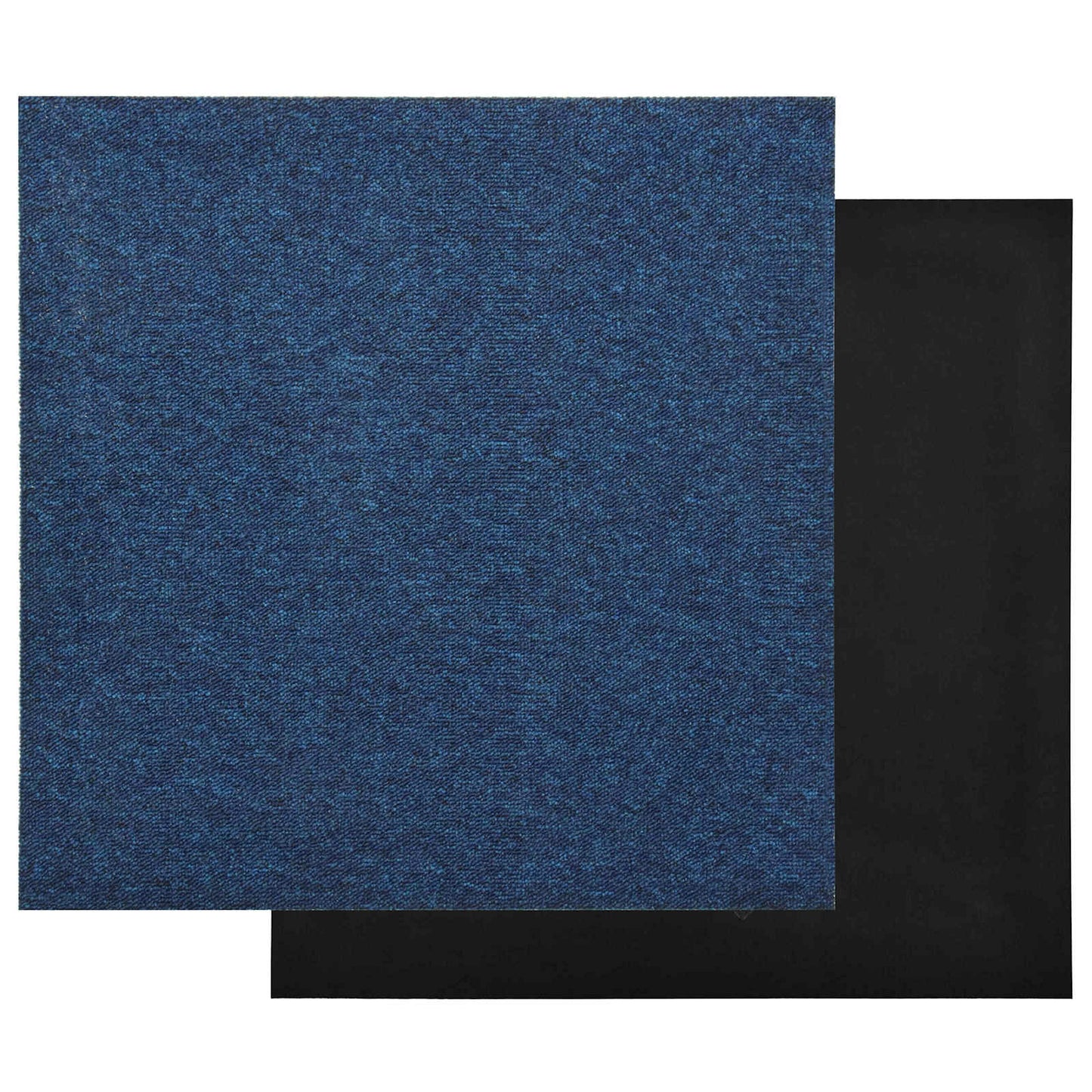 Carpet 20 pcs Dark Blue 50 x 50 cm 100% Polypropylene