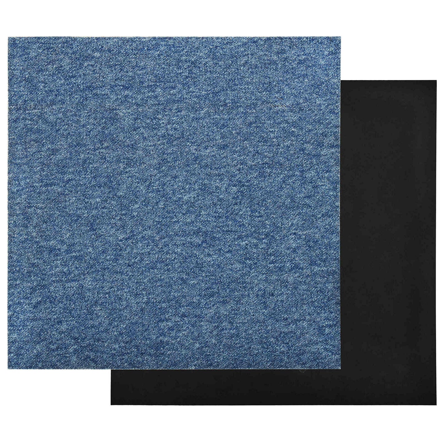 Carpet 20 pcs Blue 50 x 50 cm 100% Polypropylene