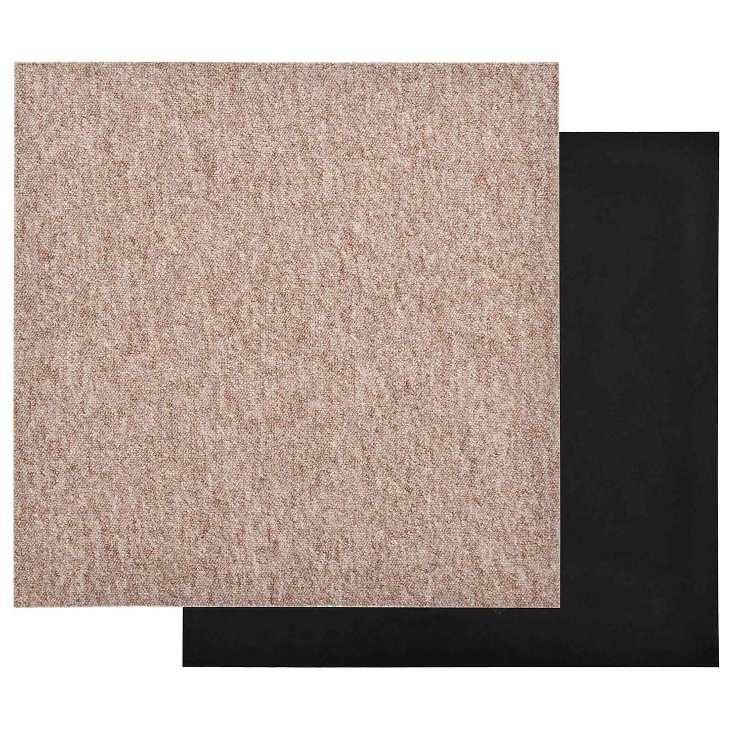 Carpet 20 pcs Beige 50 x 50 cm 100% Polypropylene