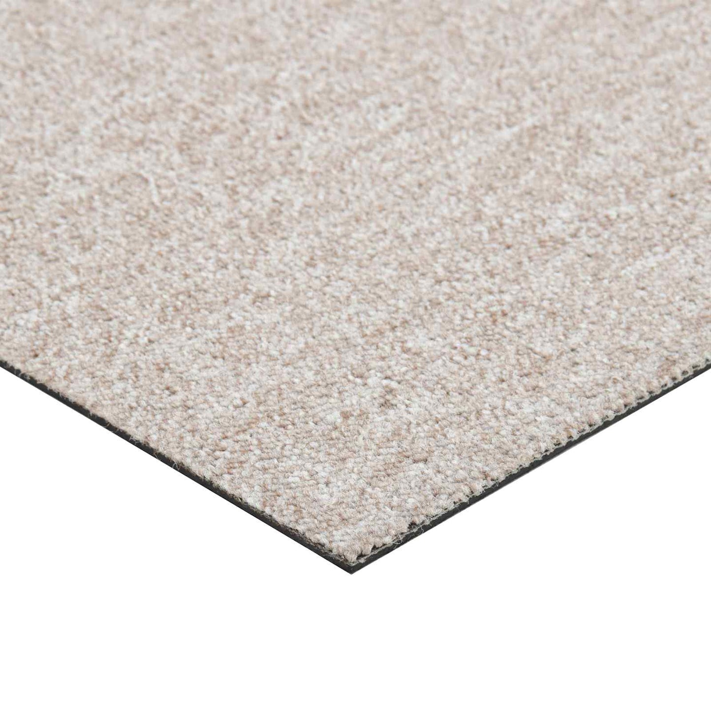 Carpet 20 pcs Light Beige 50 x 50 cm 100% Polypropylene