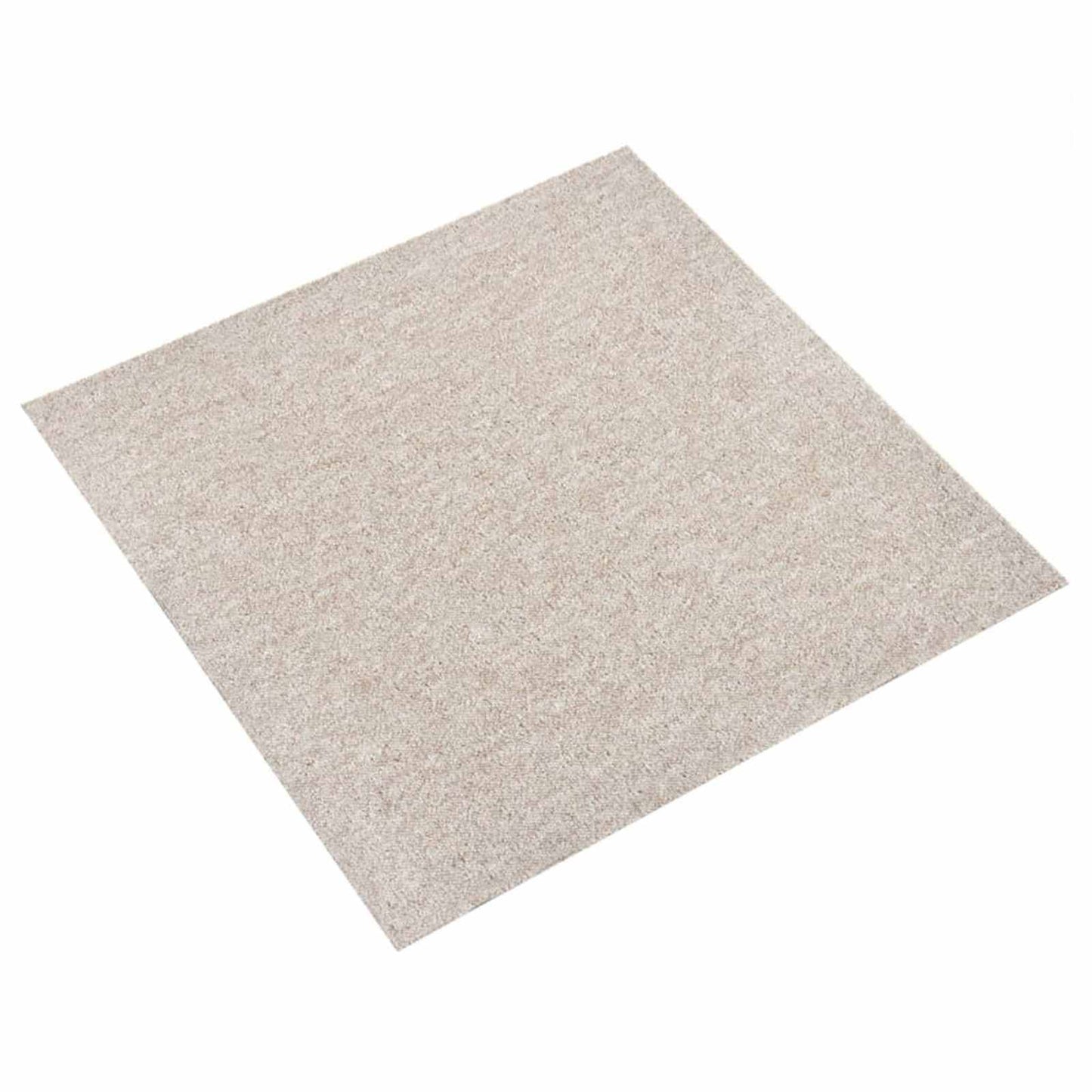 Carpet 20 pcs Light Beige 50 x 50 cm 100% Polypropylene