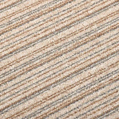 Carpet 20 pcs Striped Beige 50 x 50 cm 100% Polypropylene