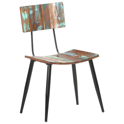 Dining Chairs 4 pcs Solid Reclaimed Wood