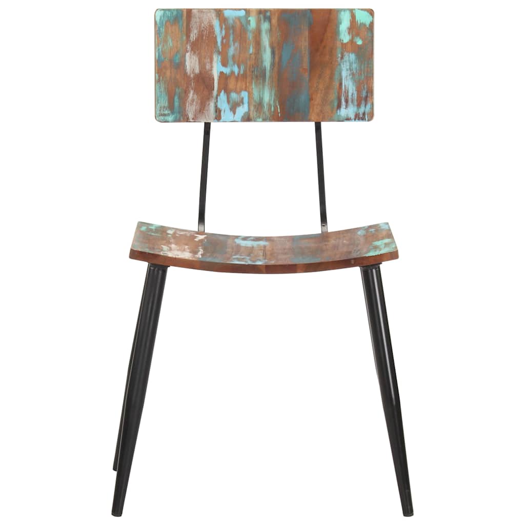 Dining Chairs 4 pcs Solid Reclaimed Wood