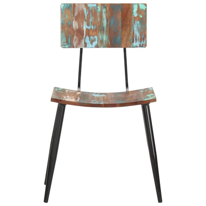 Dining Chairs 4 pcs Solid Reclaimed Wood