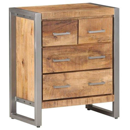 323485 vidaXL Sideboard 60x35x70 cm Rough Mango Wood