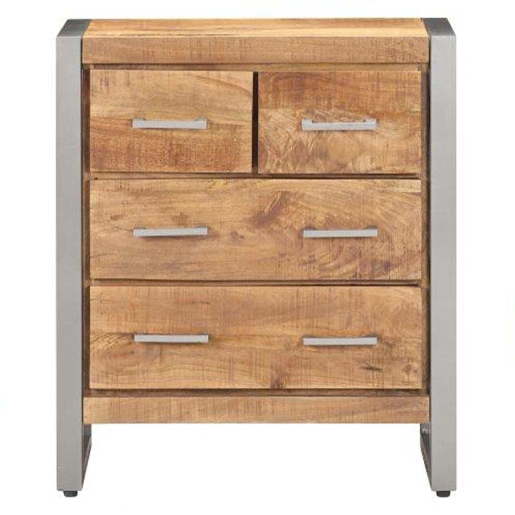 323485 vidaXL Sideboard 60x35x70 cm Rough Mango Wood