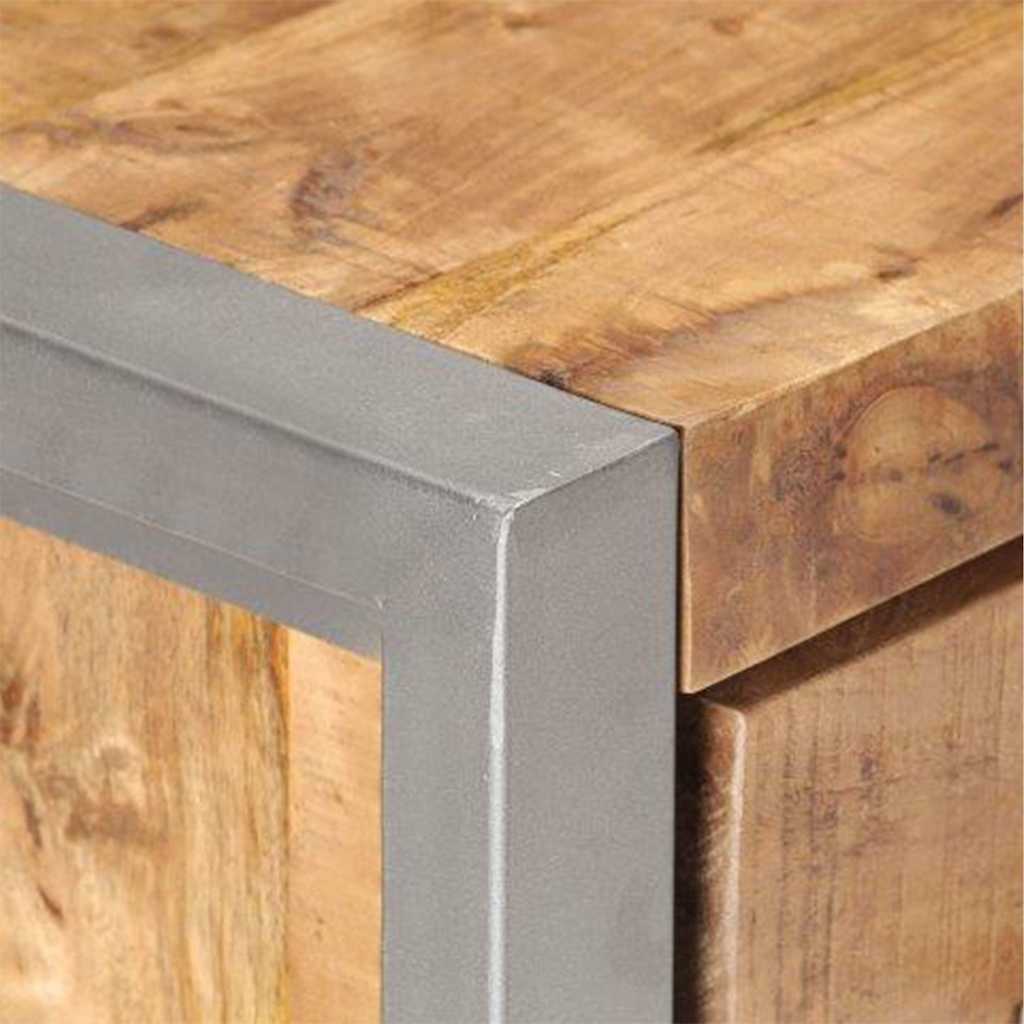 323485 vidaXL Sideboard 60x35x70 cm Rough Mango Wood