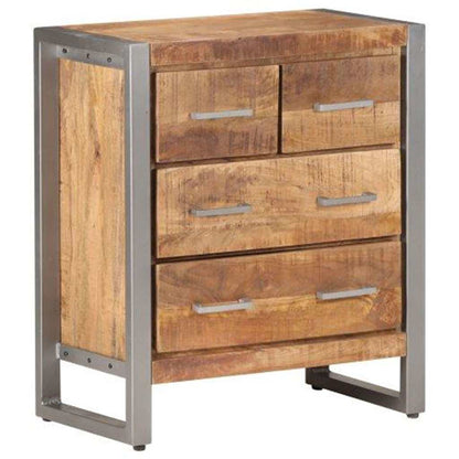 323485 vidaXL Sideboard 60x35x70 cm Rough Mango Wood