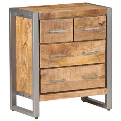 323485 vidaXL Sideboard 60x35x70 cm Rough Mango Wood