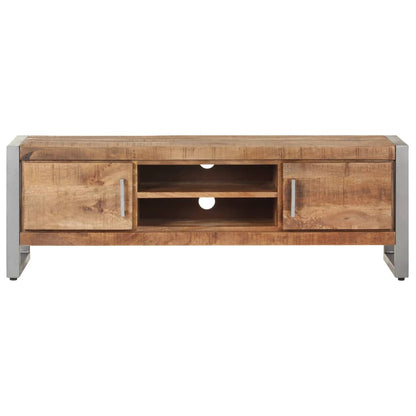 323486 vidaXL TV Cabinet 120x30x40 cm Rough Mango Wood