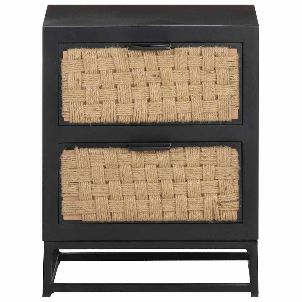 323494 vidaXL Bedside Cabinet 40x30x50 cm Solid Mango Wood