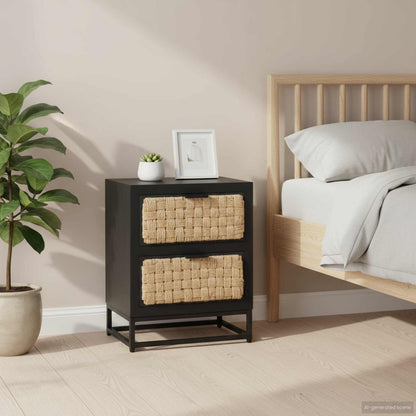 323494 vidaXL Bedside Cabinet 40x30x50 cm Solid Mango Wood