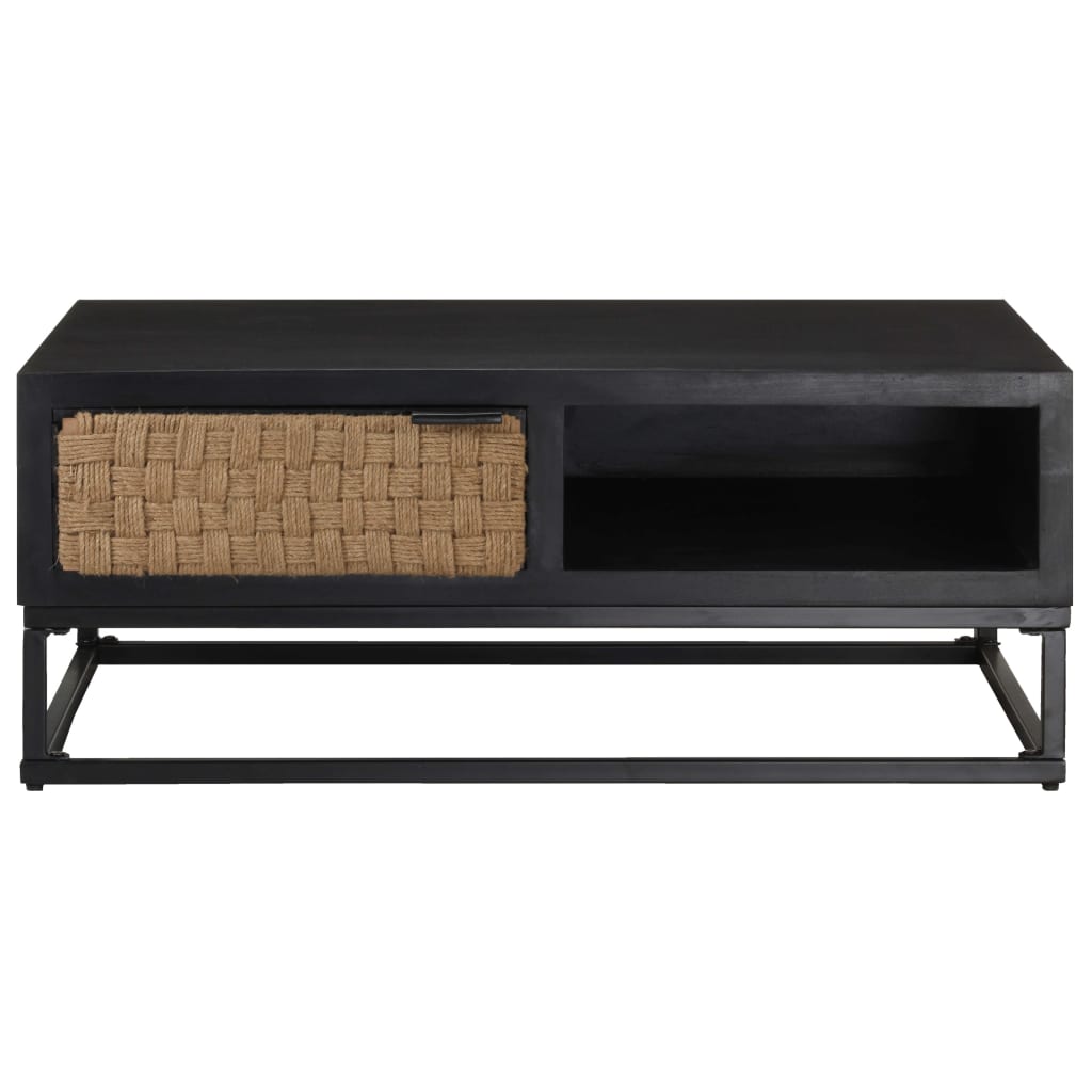 323497 vidaXL Coffee Table 90x60x35 cm Solid Mango Wood