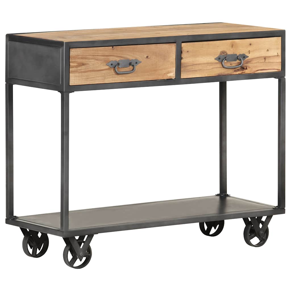 323516 vidaXL Console Table 90x35x74 cm Solid Reclaimed Wood
