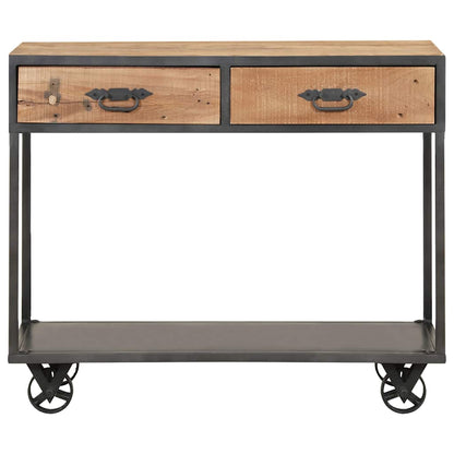 323516 vidaXL Console Table 90x35x74 cm Solid Reclaimed Wood