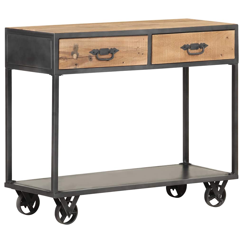 323516 vidaXL Console Table 90x35x74 cm Solid Reclaimed Wood
