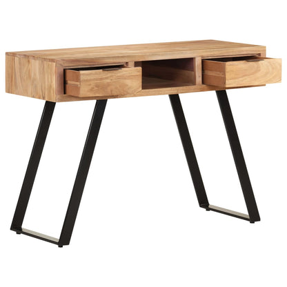 Desk 107x45x79 cm Solid Acacia Wood with Live Edges