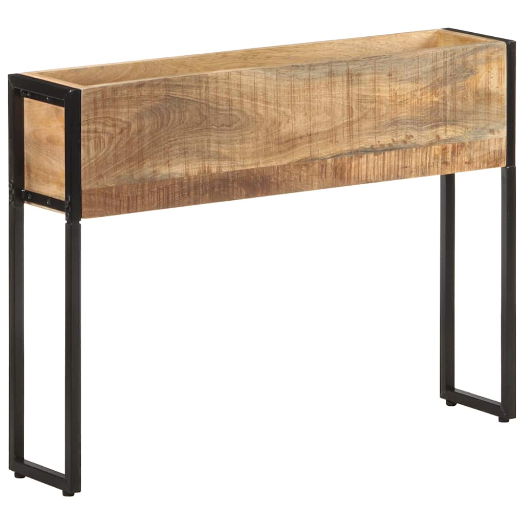 321938 vidaXL Planter 90x20x68 cm Rough Mango Wood