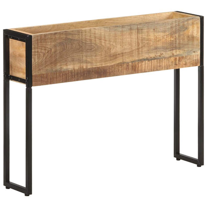 321938 vidaXL Planter 90x20x68 cm Rough Mango Wood