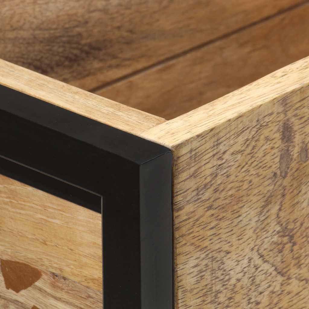 321938 vidaXL Planter 90x20x68 cm Rough Mango Wood