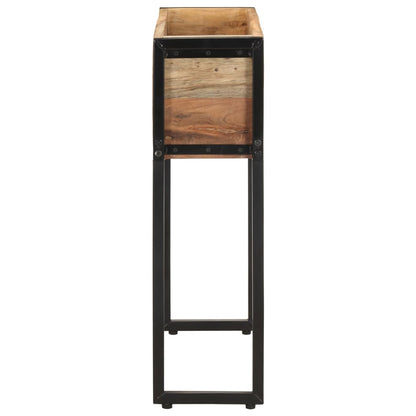 Planter 60x20x68 cm Solid Reclaimed Wood