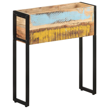 Planter 60x20x68 cm Solid Reclaimed Wood