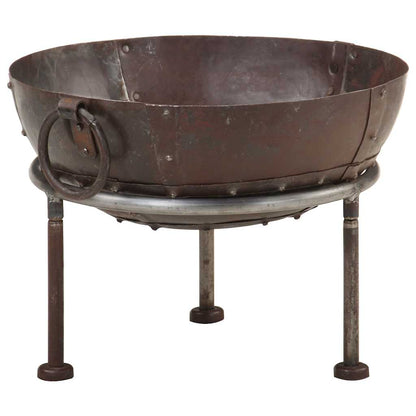 321944 vidaXL Rustic Fire Pit Ø 40 cm Iron