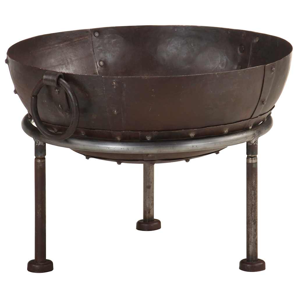 321944 vidaXL Rustic Fire Pit Ø 40 cm Iron