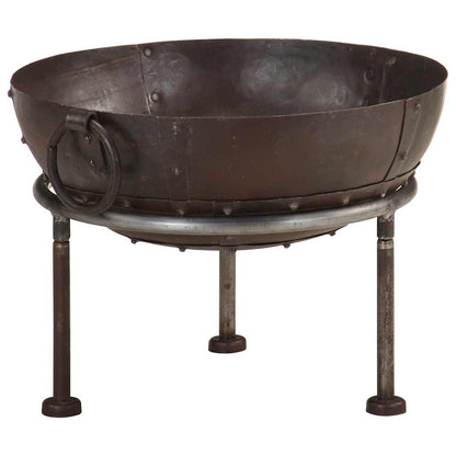 321944 vidaXL Rustic Fire Pit Ø 40 cm Iron