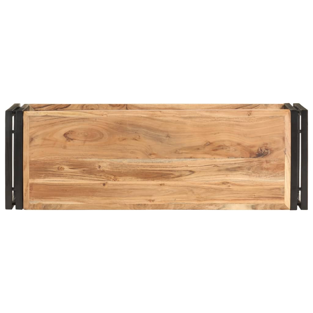 TV Cabinet | Wooden tones | Solid acacia wood | 90 cm | TV Cabinet