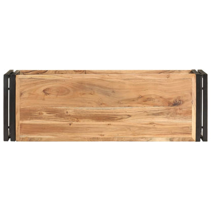 TV Cabinet | Wooden tones | Solid acacia wood | 90 cm | TV Cabinet