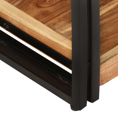 TV Cabinet | Wooden tones | Solid acacia wood | 90 cm | TV Cabinet