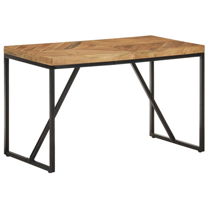 Dining Table 120x60x76 cm Solid Acacia and Mango Wood