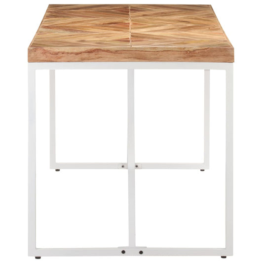 Dining Table 140x70x76 cm Solid Acacia and Mango Wood