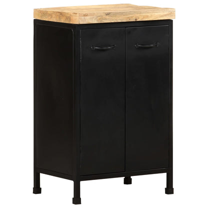 Sideboard | Rough mango wood with a natural finish and black iron