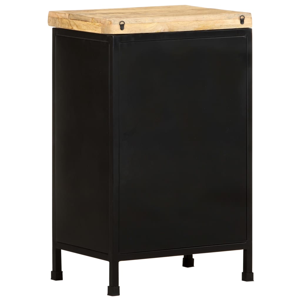 Sideboard | Rough mango wood with a natural finish and black iron