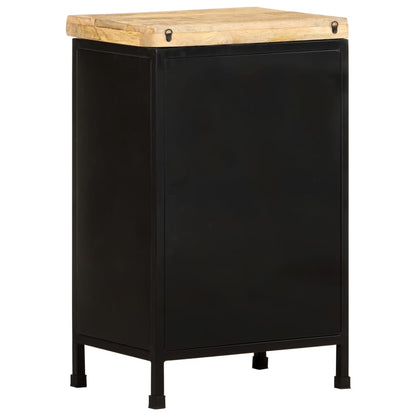 Sideboard | Rough mango wood with a natural finish and black iron