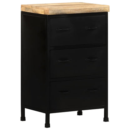 323576 vidaXL Sideboard 47x35x76 cm Rough Mango Wood