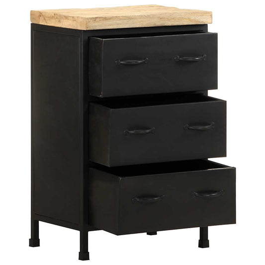 323576 vidaXL Sideboard 47x35x76 cm Rough Mango Wood