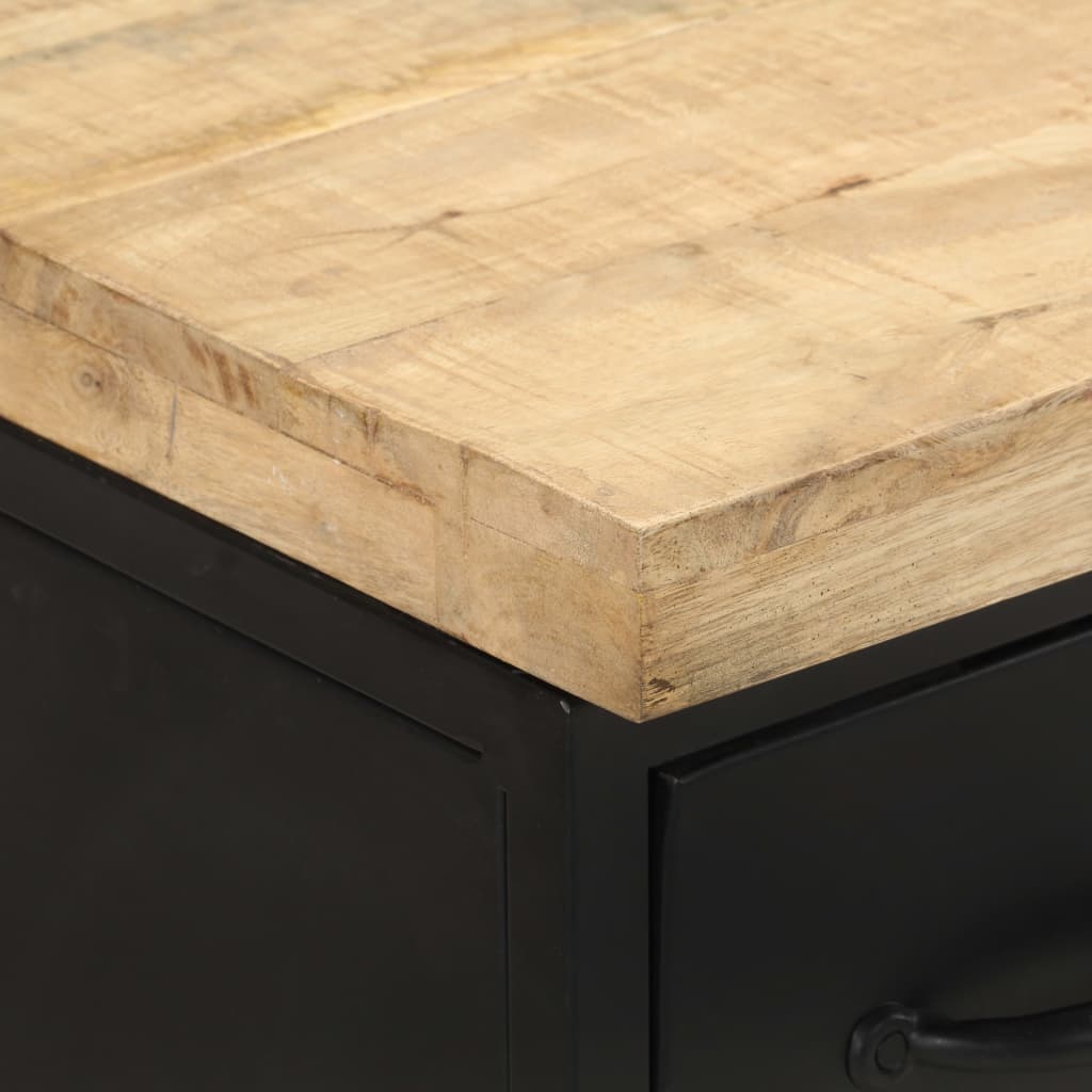 323576 vidaXL Sideboard 47x35x76 cm Rough Mango Wood