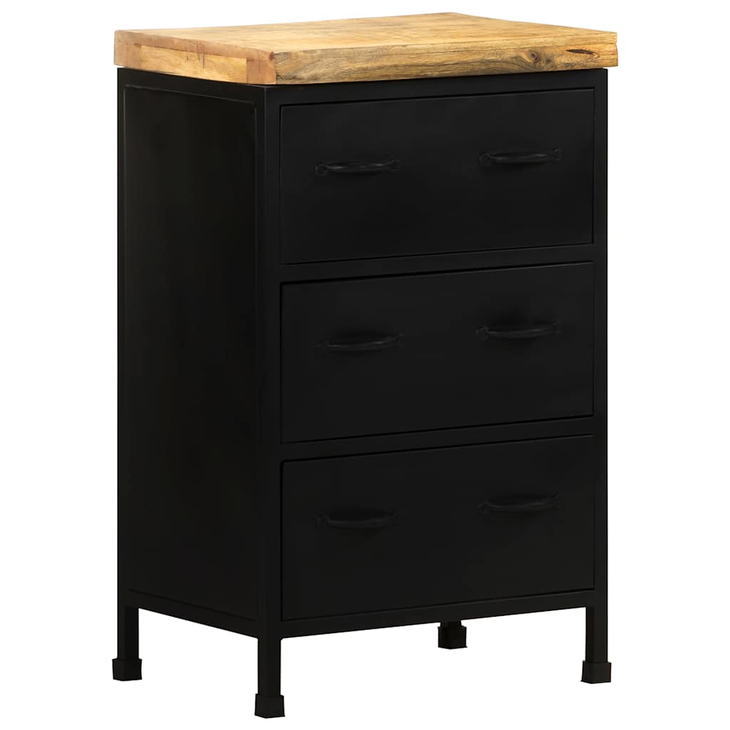 323576 vidaXL Sideboard 47x35x76 cm Rough Mango Wood