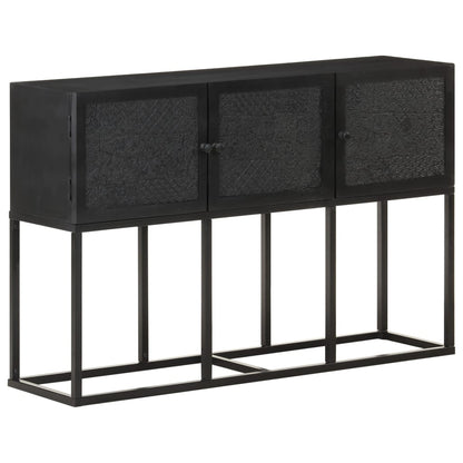Sideboard | Black | Solid Mango Wood | Sideboard | Rectangular