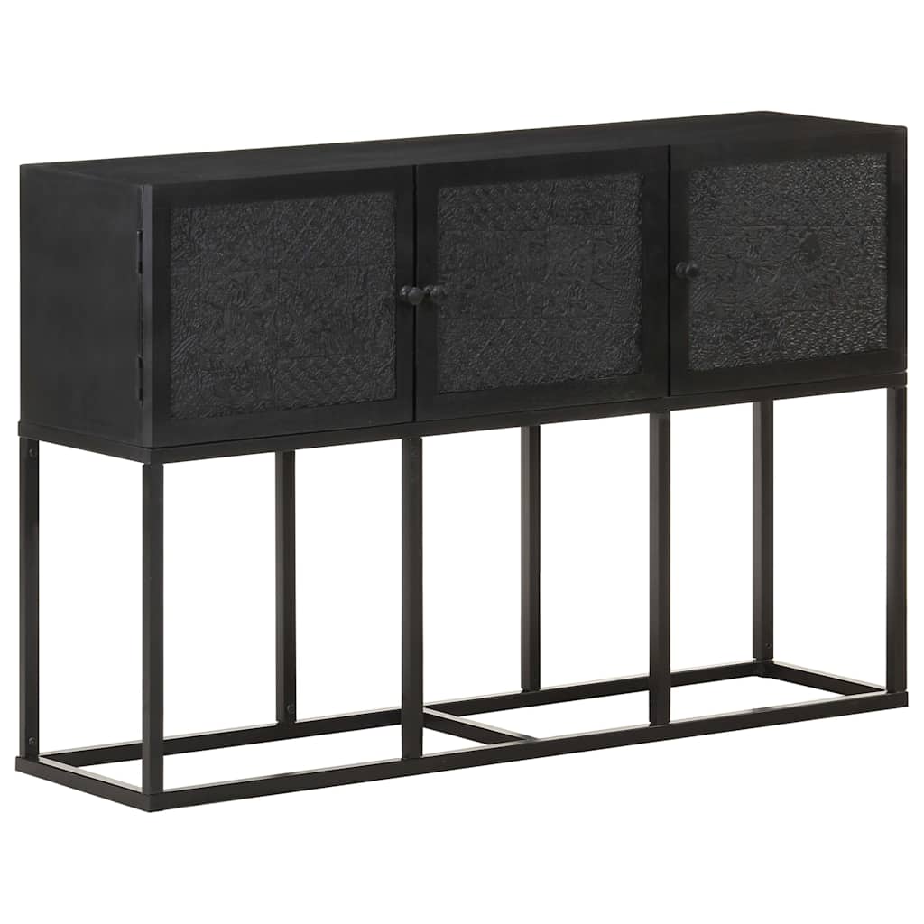 323579 vidaXL Sideboard 115x30x76 cm Solid Mango Wood